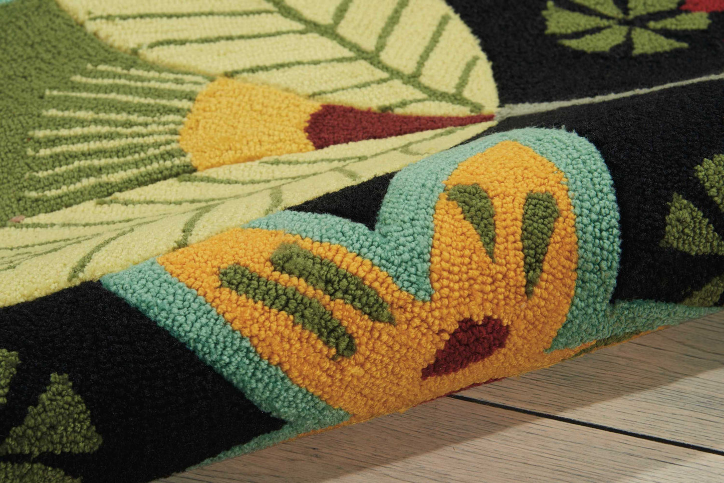 Nourison Home Fantasy  Black  Transitional