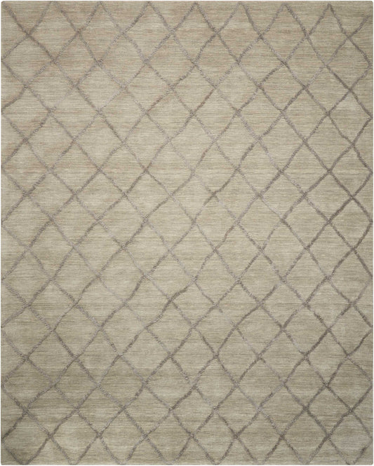 Nourison Home Lunette  Silver  Transitional