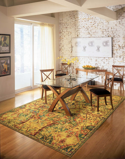 Nourison Home Timeless  Olive  Traditional