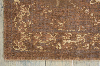Nourison Home Silk Elements  Cocoa  Traditional