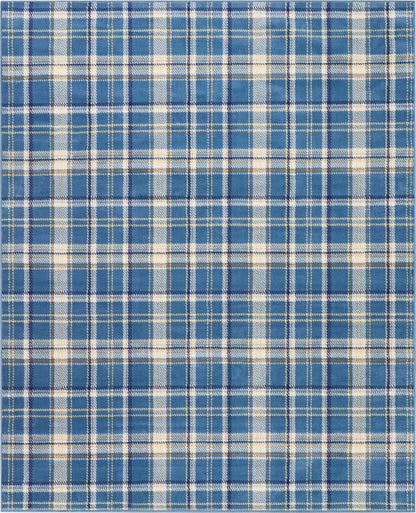 Nourison Home Grafix  Blue  Contemporary