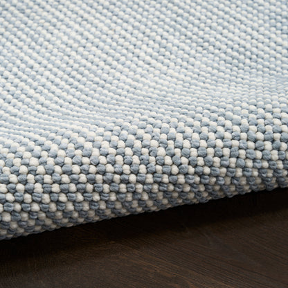 Nourison Home Natural Texture  Ivory Blue  Contemporary