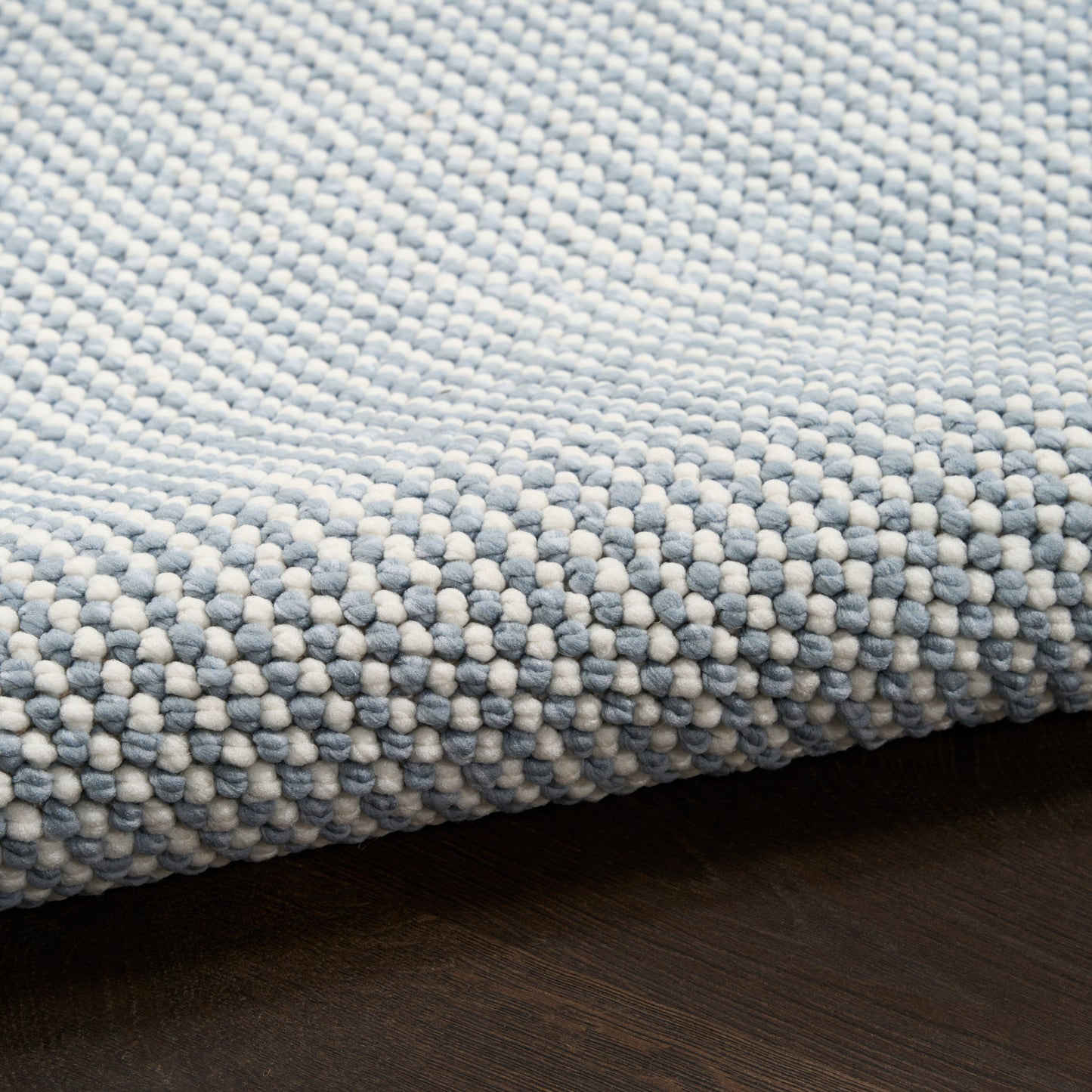 Nourison Home Natural Texture  Ivory Blue  Contemporary