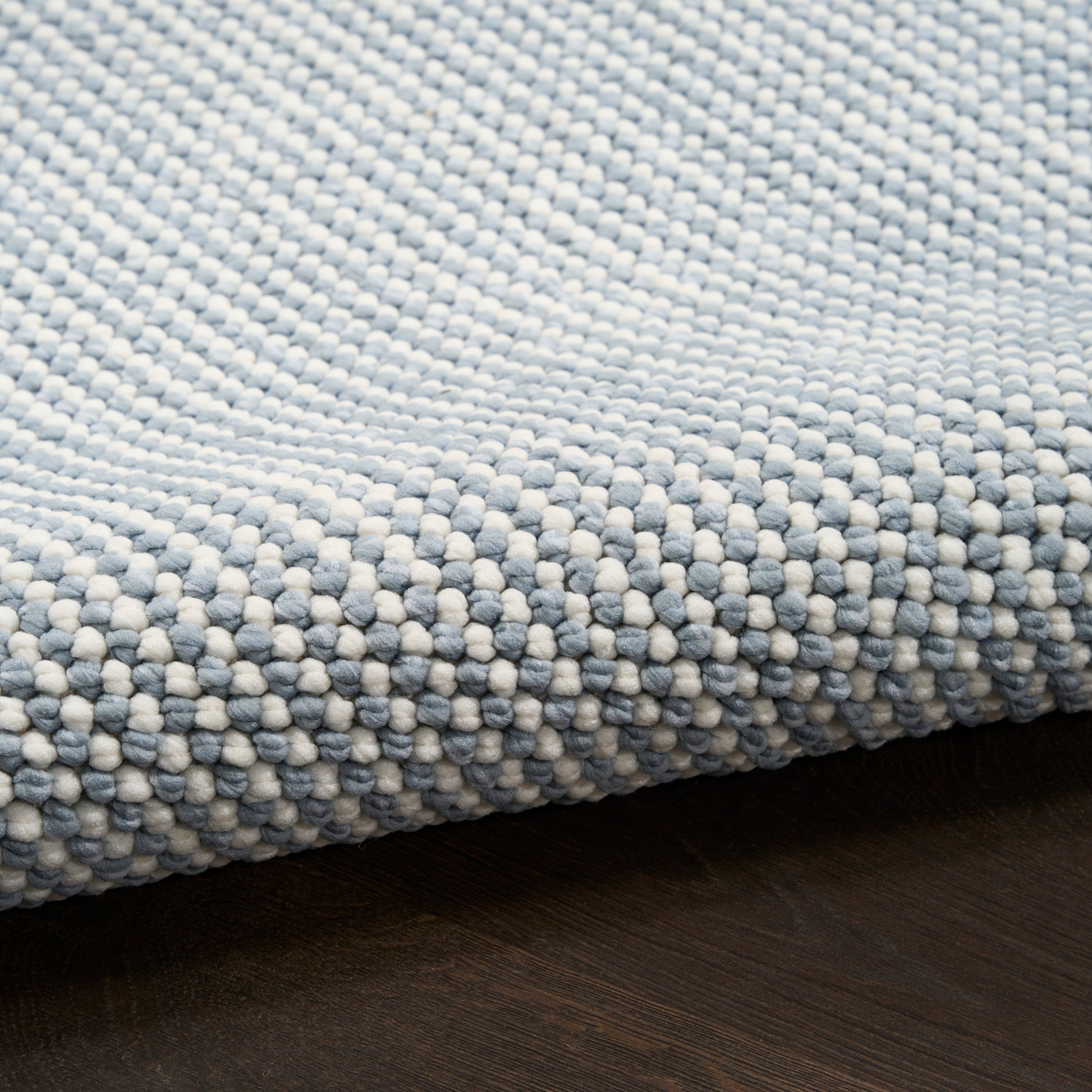 Nourison Home Natural Texture  Ivory Blue  Contemporary