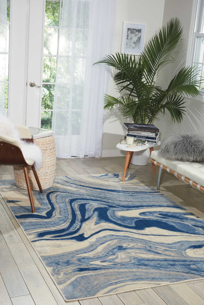 Nourison Home Somerset  Light Blue  Contemporary