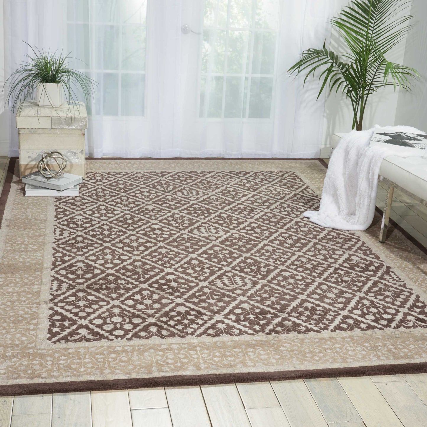 Nourison Home Symphony  Charcoal  Traditional