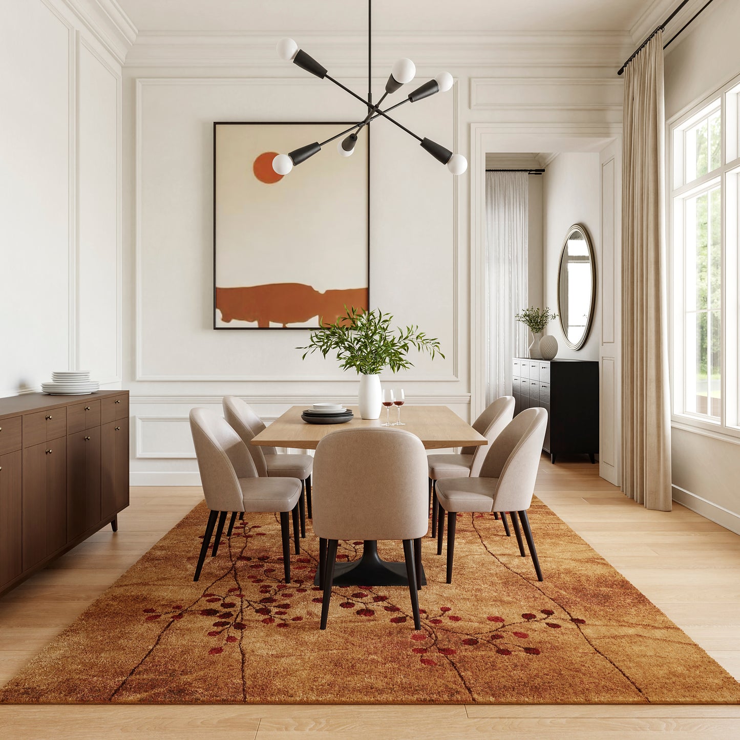 Nourison Home Somerset  Latte  Contemporary