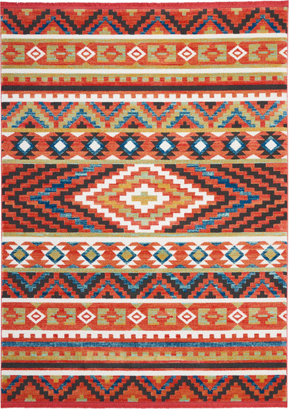 Nourison Home South Western  Orange  Transitional