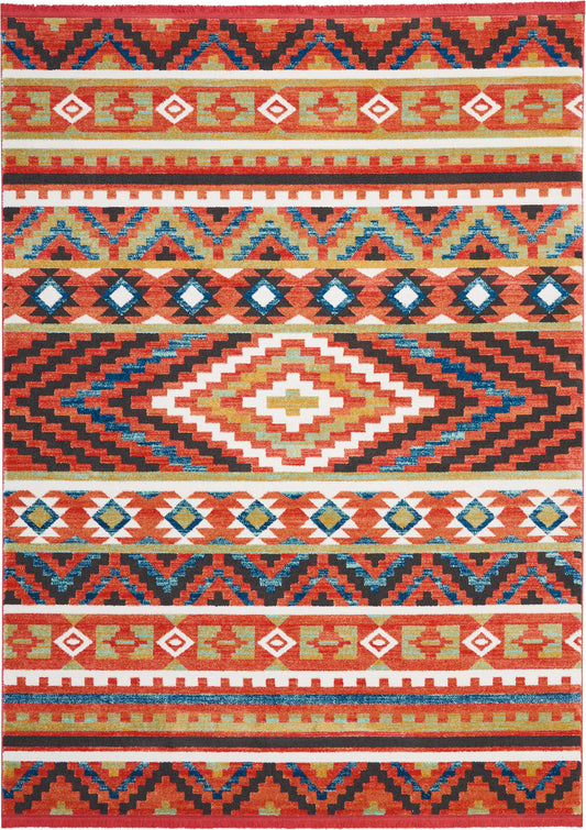 Nourison Home South Western  Orange  Transitional
