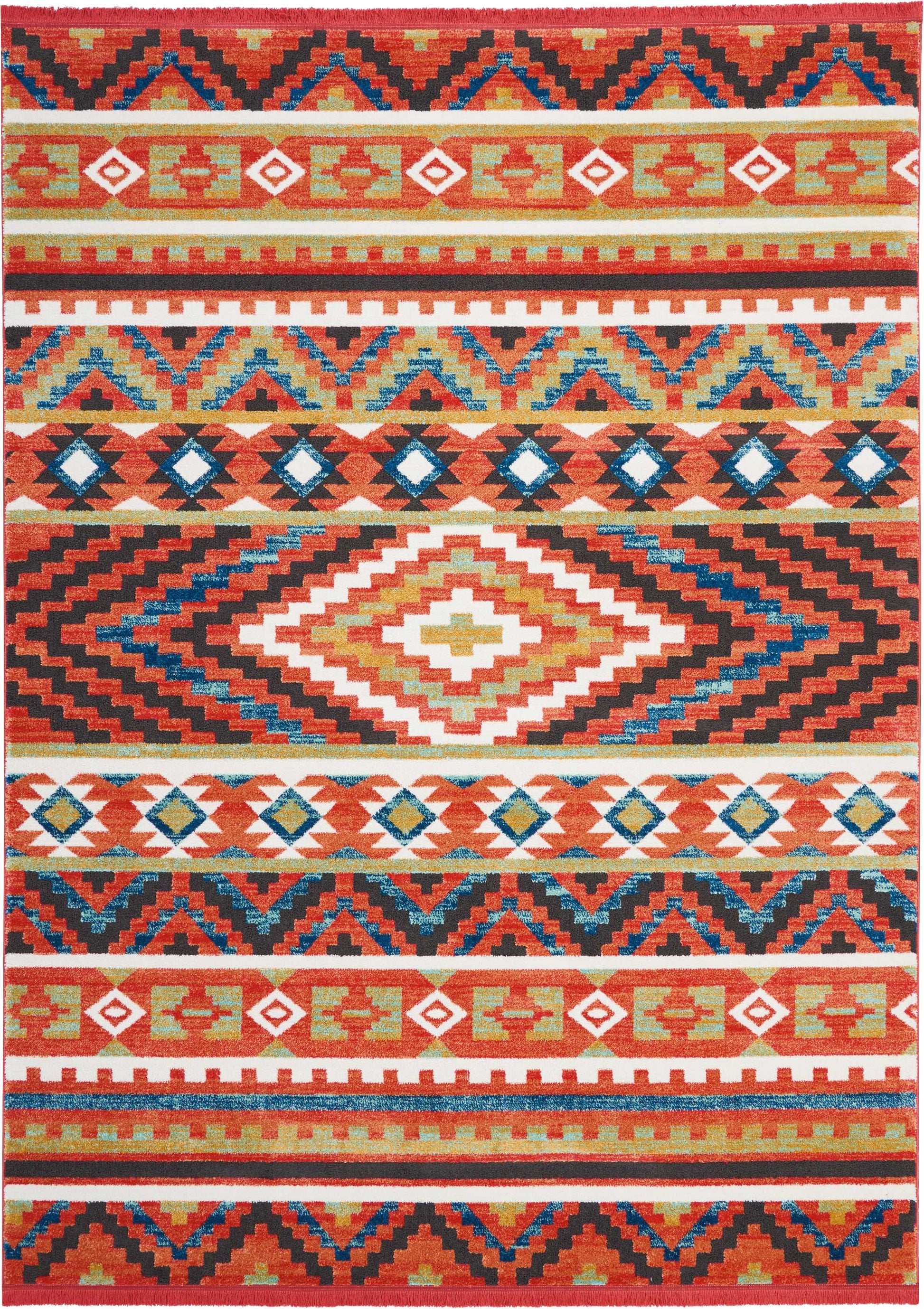 Nourison Home South Western  Orange  Transitional