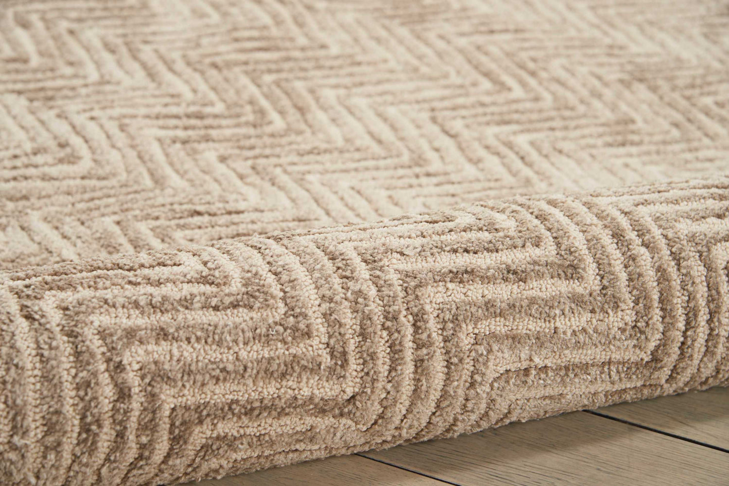 Nourison Home Deco Mod  Taupe  Transitional