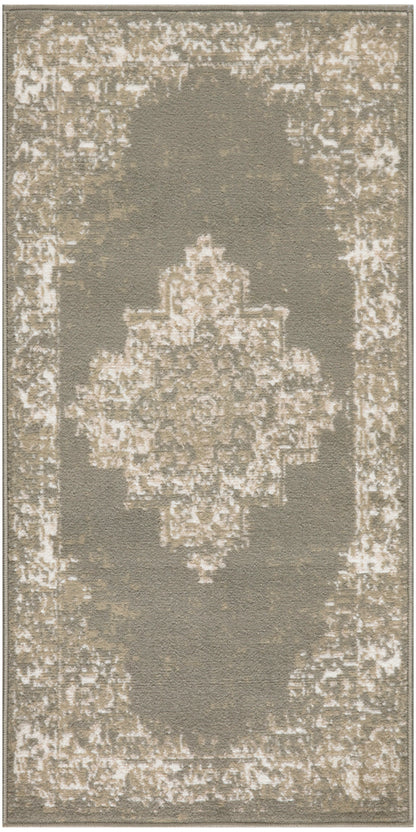 Nourison Home Grafix GRF14 Olive Transitional Power-loomed Rug