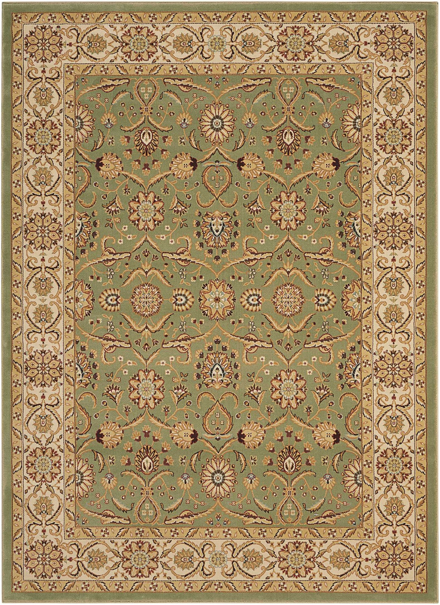 Nourison Home Persian Crown  Green  Traditional