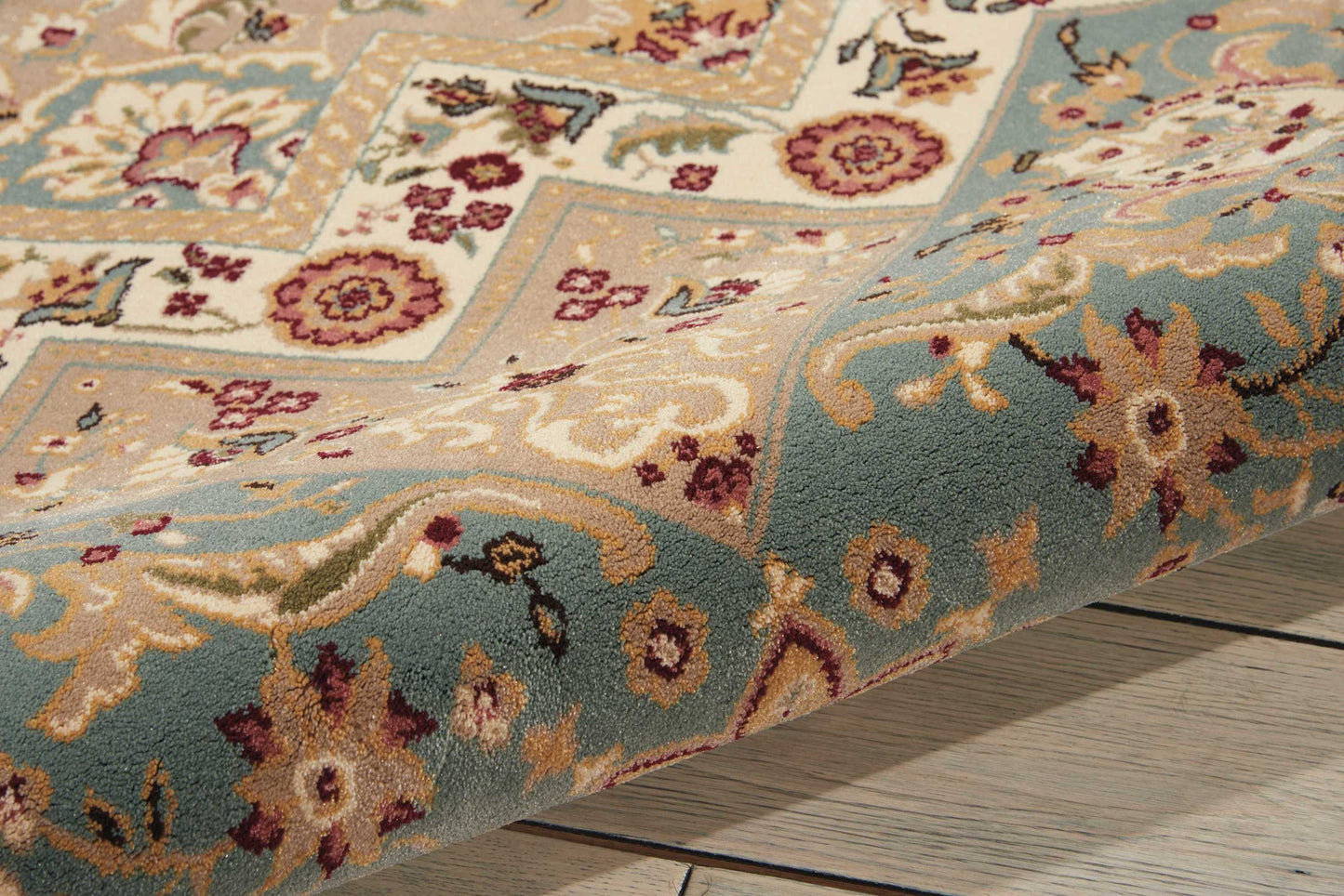 Nourison Home Antiquities  Slate Blue  Traditional