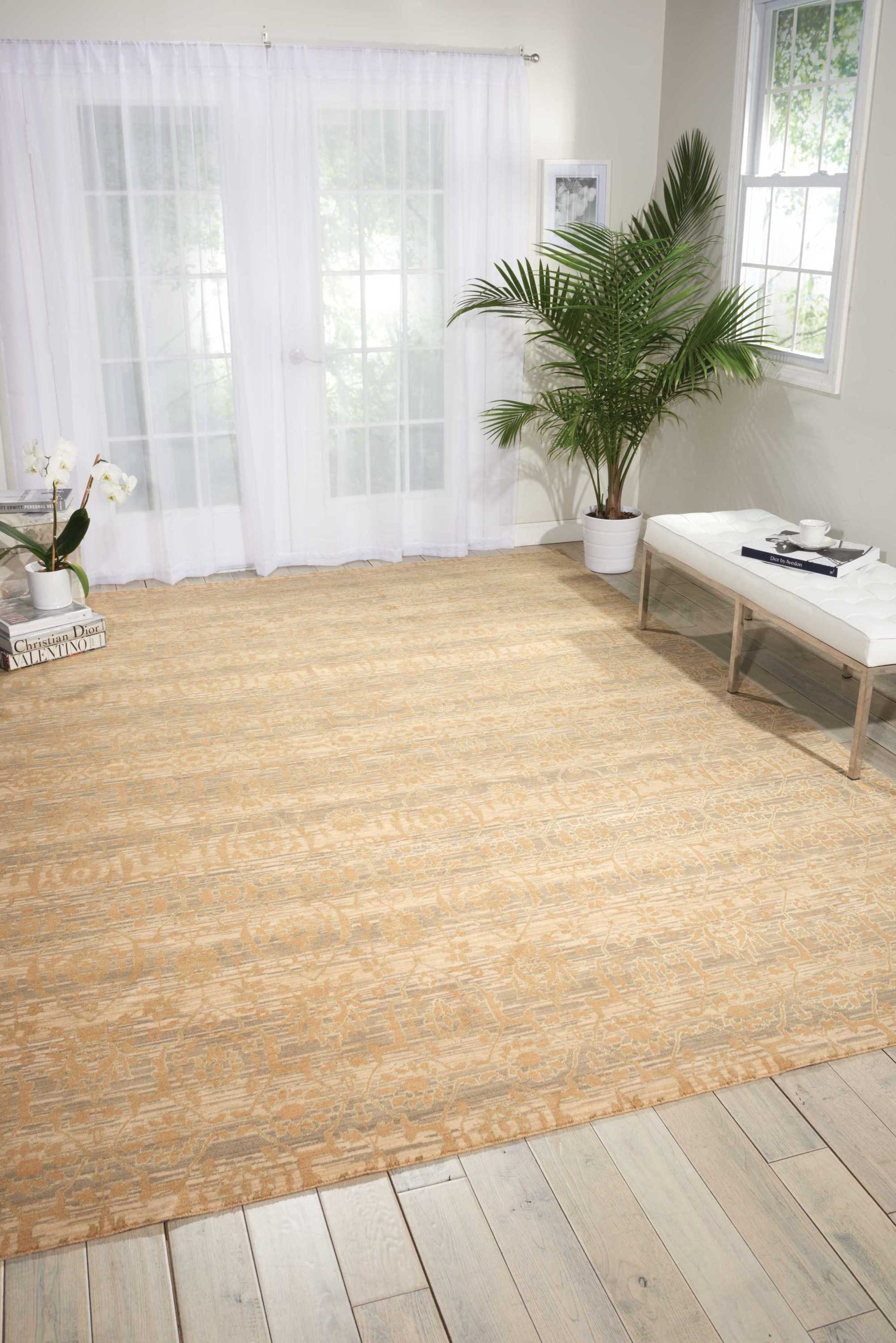 Nourison Home Silken Allure  Sand  Contemporary