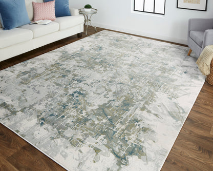 Feizy Atwell 3146F Silver Transitional/Industrial/Casual Machine Woven Rug - Rugs - Feizy - Atlanta Designer Rugs