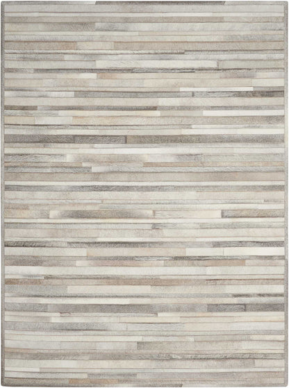 Calvin Klein Home Prairie PRA1 Silver Contemporary Woven Rug
