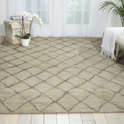 Nourison Home Lunette  Silver  Transitional