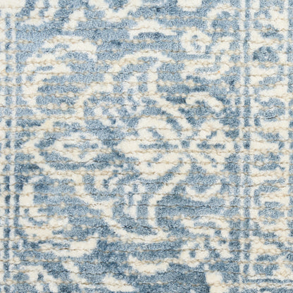 Nourison Home Azalea  Ivory Blue  Traditional