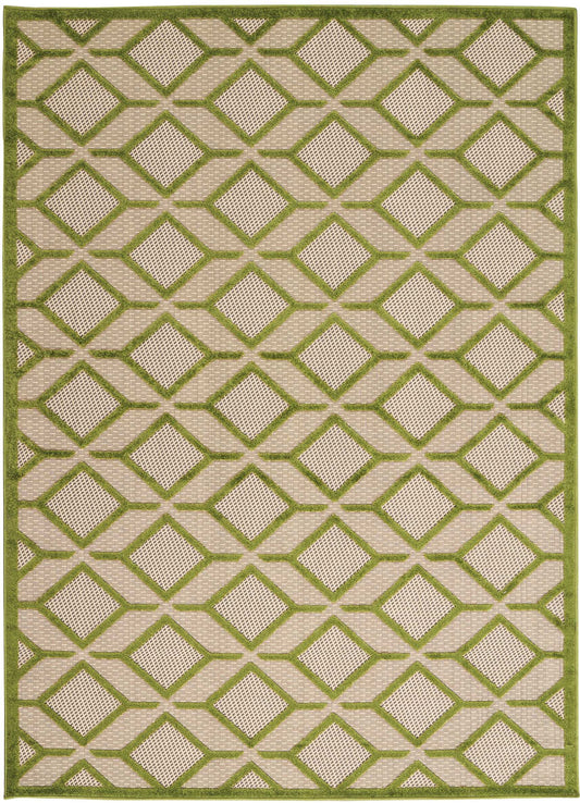 Nourison Home Aloha  Green  Contemporary