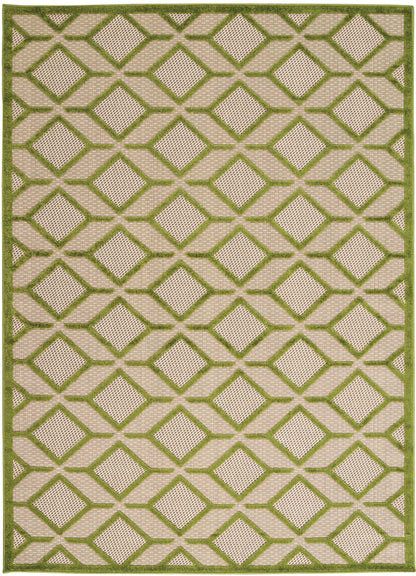 Nourison Home Aloha  Green  Contemporary