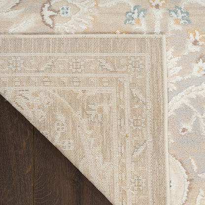 Nourison Home Isla  Light Grey  Traditional