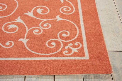 Nourison Home Home & Garden  Orange  Transitional