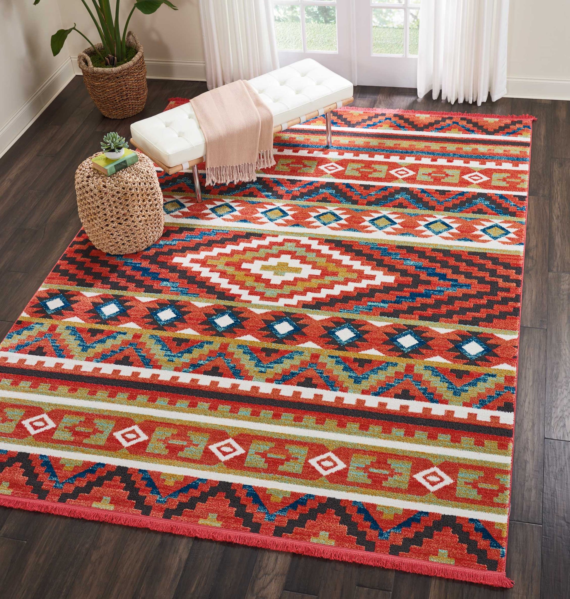 Nourison Home South Western  Orange  Transitional