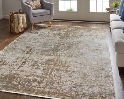 Feizy Cadiz 39FWF Beige Modern/Casual Machine Woven Rug - Rugs - Feizy - Atlanta Designer Rugs