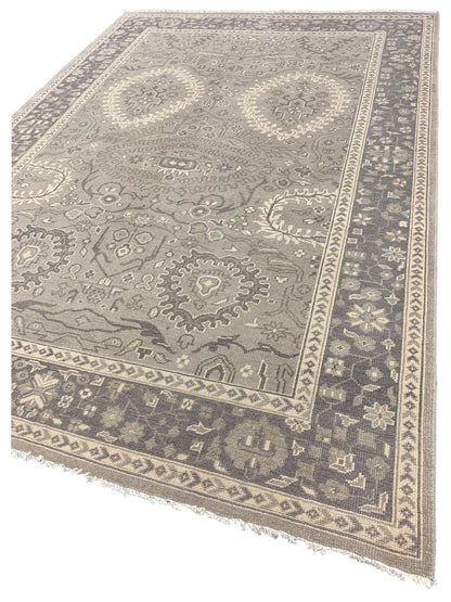 Artisan Rebecca Lt.Brown Brown Traditional Knotted Rug - Rugs - Artisan - Atlanta Designer Rugs