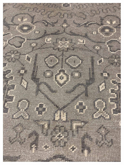 Artisan Rebecca Lt.Brown Brown Traditional Knotted Rug - Rugs - Artisan - Atlanta Designer Rugs