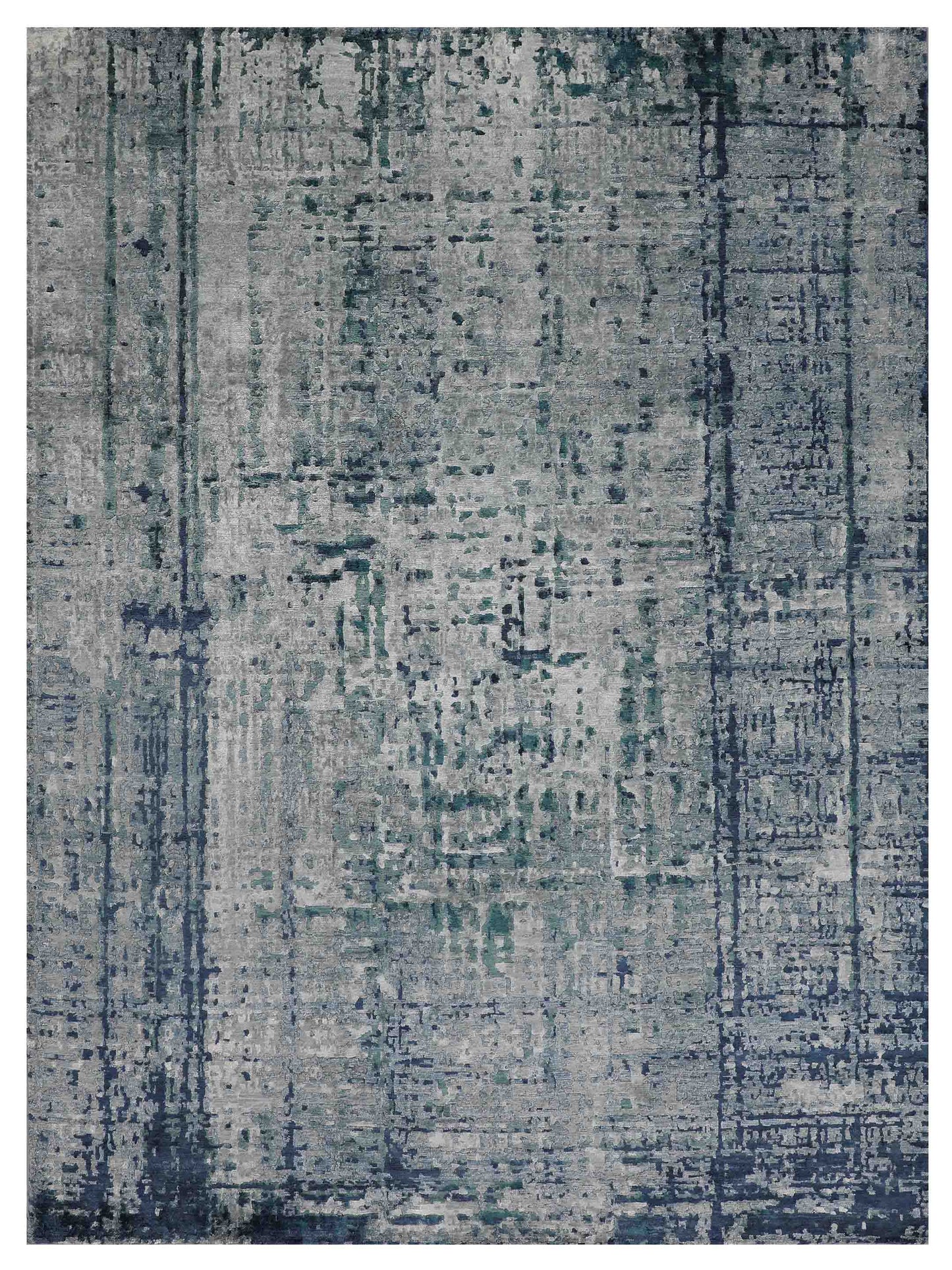 Artisan Mary MN-358 Turquise Contemporary Knotted Rug