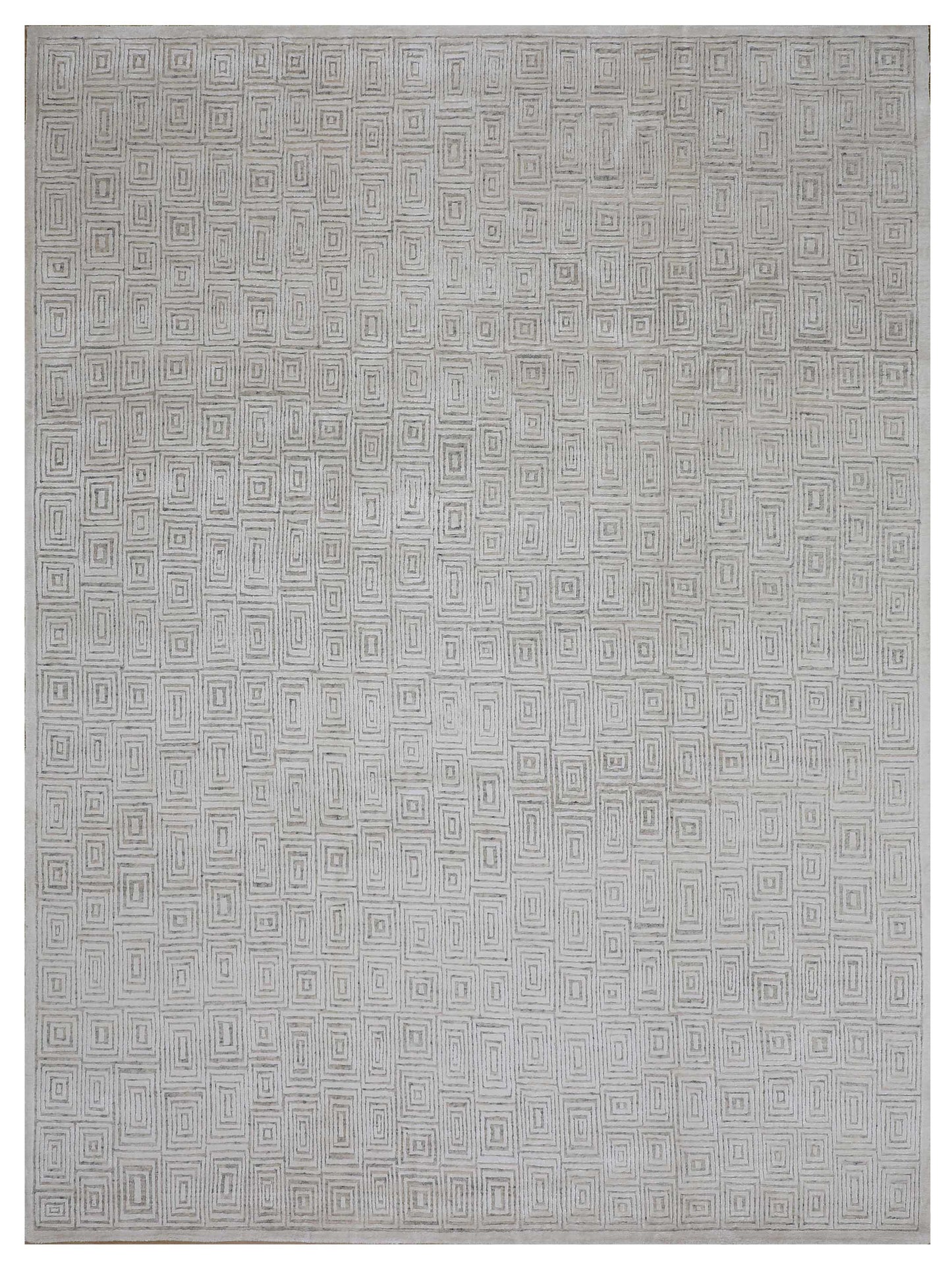 Artisan Mary MN-323 Ivory Contemporary Knotted Rug
