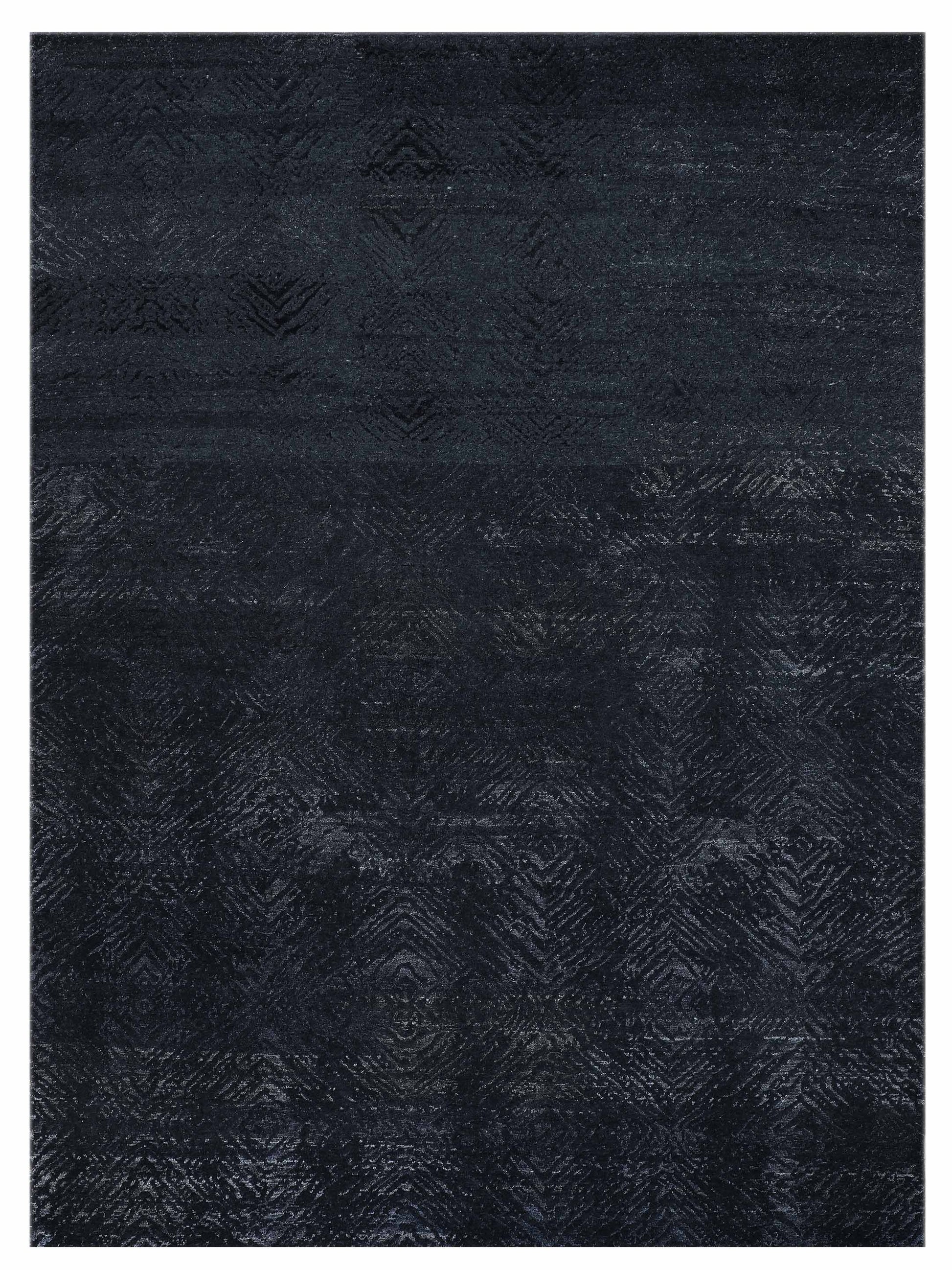 Artisan Mary MN-327 Carbon Contemporary Knotted Rug