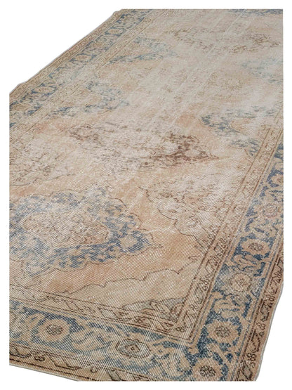 Artisan Angelina Rose Blue Vintage Knotted Rug - Rugs - Artisan - Atlanta Designer Rugs
