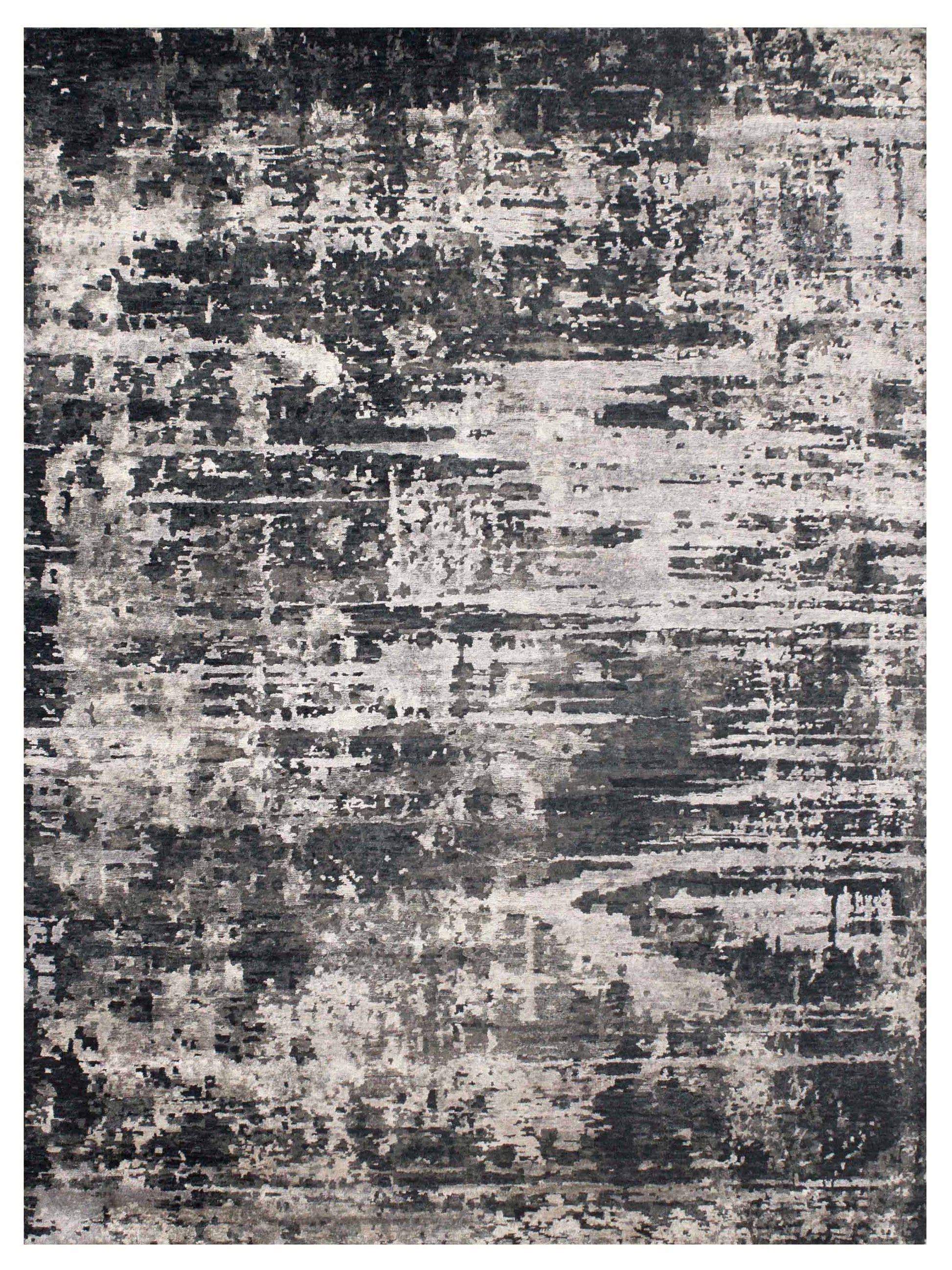 Artisan Mary MN-263 Silver Contemporary Knotted Rug
