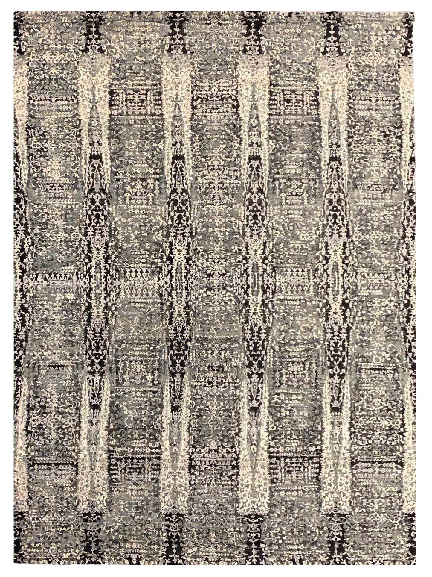 Artisan Reese DL-328 Charcoal Transitional Knotted Rug
