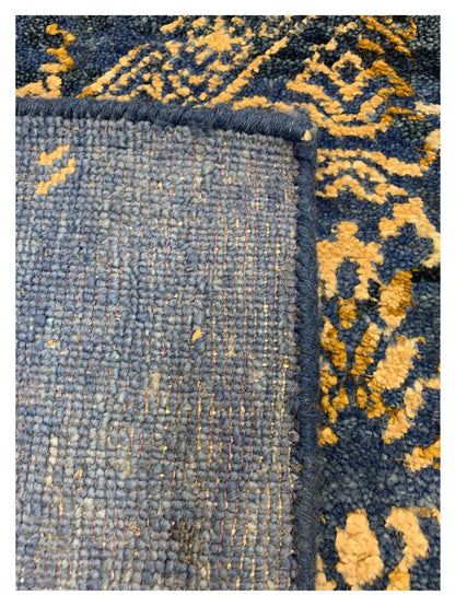Artisan Dakota Navy Md.Blue Transitional Knotted Rug - Rugs - Artisan - Atlanta Designer Rugs