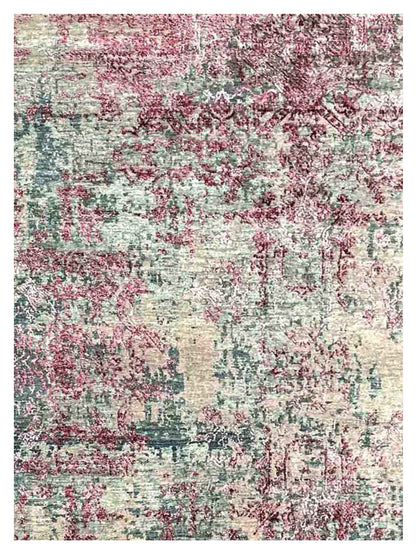 Artisan Dakota Silver Lilac Transitional Knotted Rug - Rugs - Artisan - Atlanta Designer Rugs