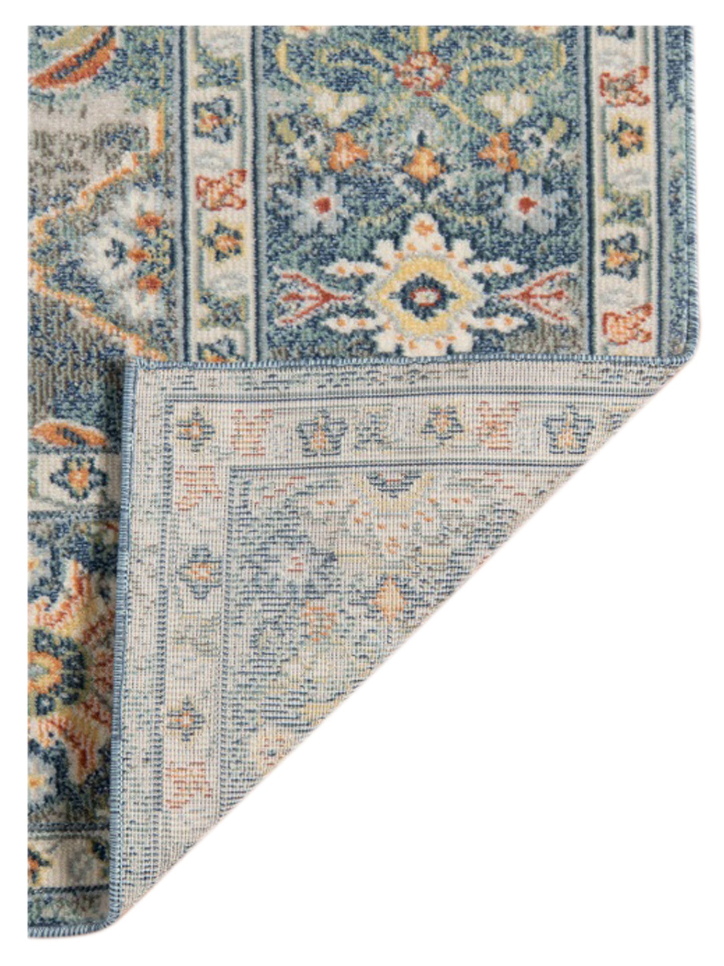 Limited Shay SF-407 BLUE  Traditional Machinemade Rug