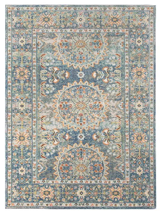 Limited Shay SF-407 BLUE Traditional Machinemade Rug
