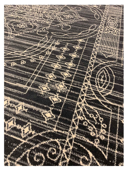 Artisan Julia  Anthracite Silver Transitional Machinemade Rug