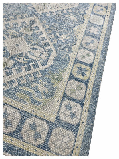 Artisan Angelina Lt.Blue Vintage Knotted Rug - Rugs - Artisan - Atlanta Designer Rugs