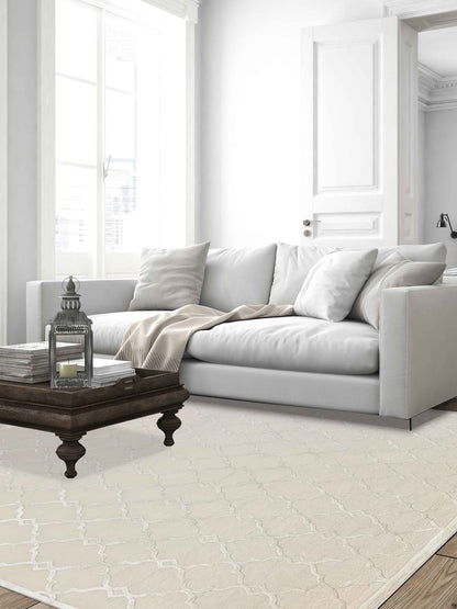 Artisan Franka Ivory Transitional Knotted Rug - Rugs - Artisan - Atlanta Designer Rugs