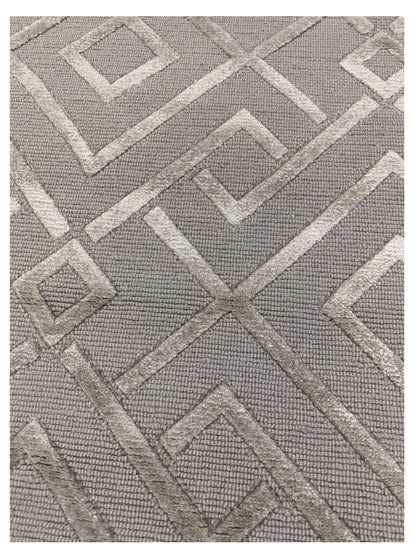 Artisan Franka Silver Transitional Knotted Rug - Rugs - Artisan - Atlanta Designer Rugs