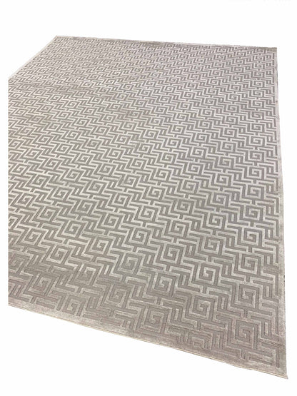 Artisan Franka Silver Transitional Knotted Rug - Rugs - Artisan - Atlanta Designer Rugs