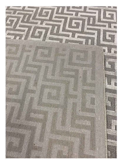 Artisan Franka Silver Transitional Knotted Rug - Rugs - Artisan - Atlanta Designer Rugs