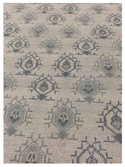 Artisan Rebecca Beige Grey Transitional Knotted Rug - Rugs - Artisan - Atlanta Designer Rugs