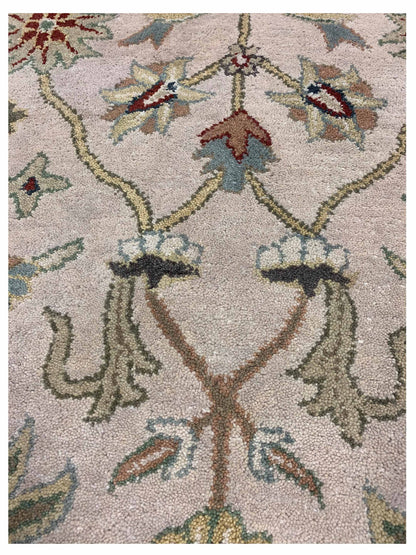 Artisan Paula Beige Red Traditional Tufted Rug - Rugs - Artisan - Atlanta Designer Rugs