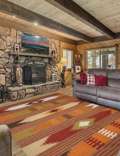 Artisan Kim  Multi  Kilim Woven Rug